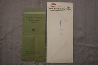 1920'S-1960'S TILDEN TECH HIGH SCHOOL EPHEMERA - LOT OF 10 PIECES - K 3447