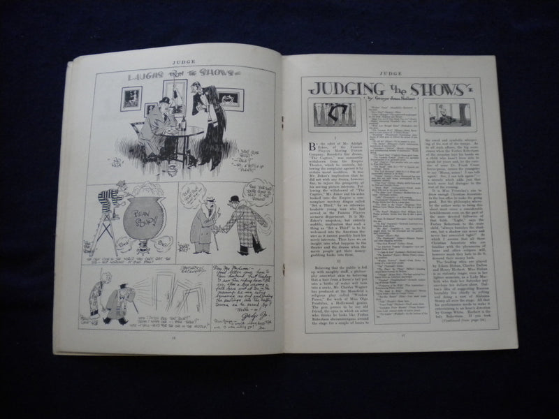 1927 MARCH 19 JUDGE MAGAZINE - THE LATEST DIRT - B 435W