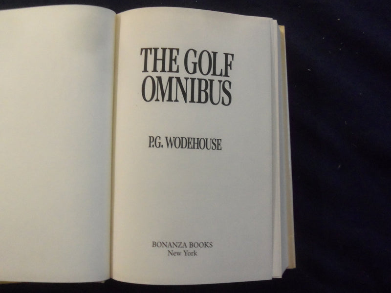 1973 THE GOLF OMNIBUS HARDCOVER BOOK BY P.G. WODEHOUSE - KD 8216