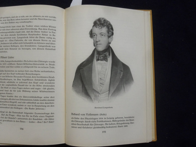 1925 ANEKDOTEN AUS DER MEDIZINISCHEN WELTGESCHICHTE BOOK - GERMAN TEXT - KD 8839