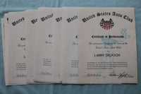 1980'S LARRY DICKSON AUTO RACING EPHEMERA LOT - K 2556