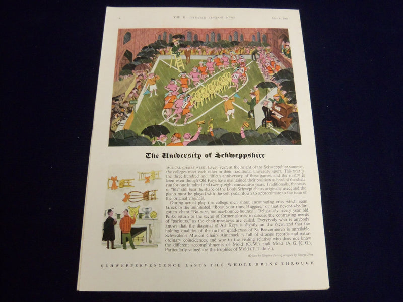 1961 MAY 6 ILLUSTRATED LONDON NEWS MAGAZINE - DUKE OF KENT - E 8085