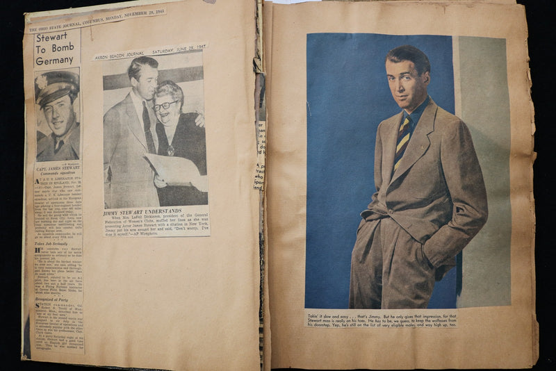 JIMMY STEWART SCRAPBOOK - E 24951