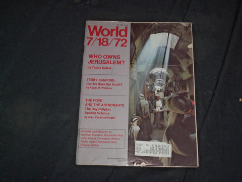 1972 JULY 18 WORLD MAGAZINE - WHO OWNS JERUSALEM? - CW 516