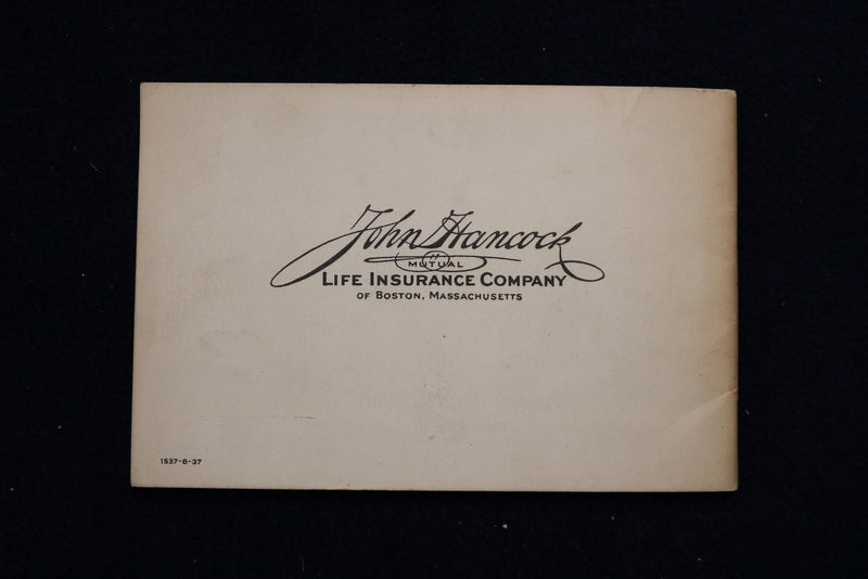 1937 FROM COVERED WAGON TO CHINA CLIPPER-SOFTCOVER-JOHN HANCOCK INS. CO.- K 1620