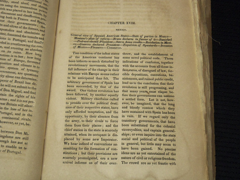 1835 THE AMERICAN REVOLUTION ANNUAL REGISTER FOR 1827-8-9 - SECOND EDN - KD 9523