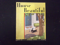 1931 AUGUST HOUSE BEAUTIFUL MAGAZINE - GREAT PHOTOS & ADS - ST 3694