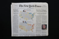 2024 NOVEMBER 3 NEW YORK TIMES-TRUMP USES '20 PLAYBOOK TO LAY GROUND FOR DISPUTE