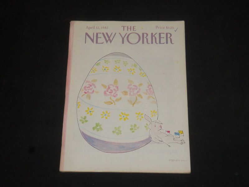 1982 APRIL 12 THE NEW YORKER MAGAZINE - ILLUSTRATED COVER - NY 2197