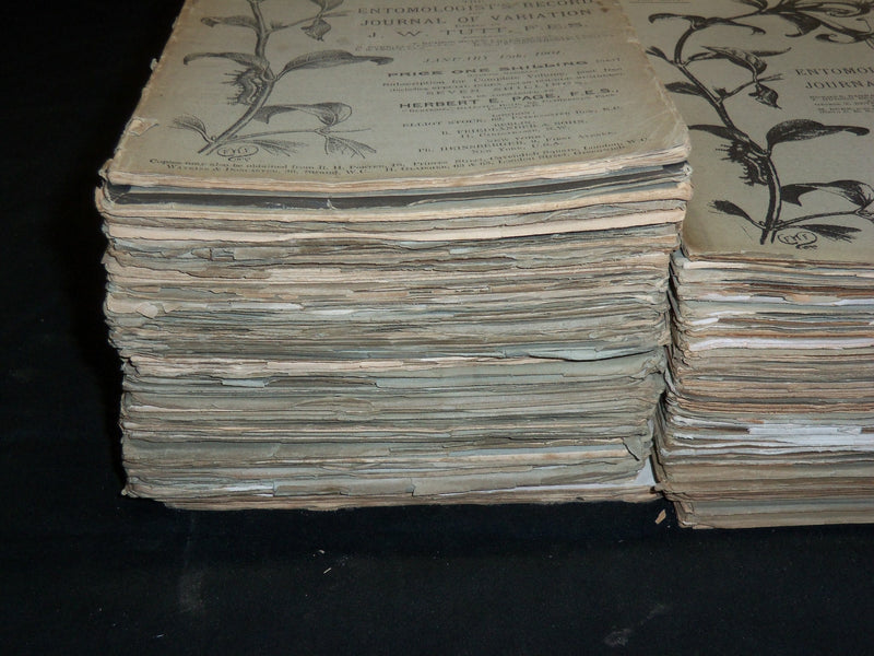 1890-1936 THE ENTOMOLOGIST'S MONTHLY RECORD & JOURNAL OF VARIATION LOT OF 515