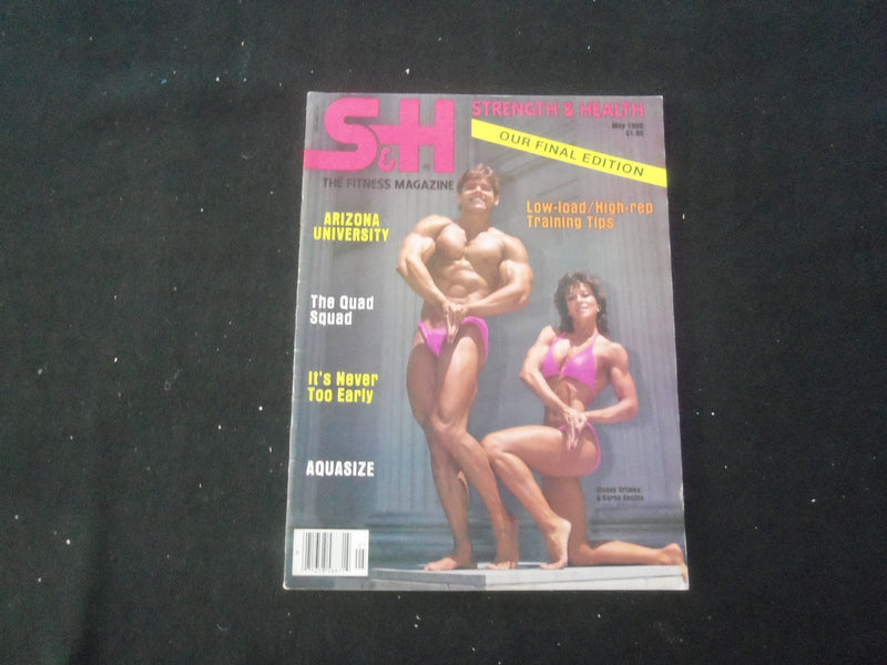 1986 MAY STRENGTH & HEALTH (S&H) MAGAZINE - STONEY GRIMES/KAREN GENTLE- SP 1522L