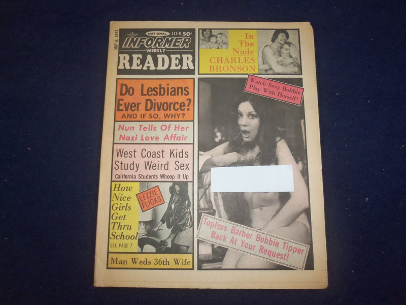 1973 MAY 6 NATIONAL INFORMER WEEKLY READER NEWSPAPER - BARBER BOBBIE - NP 7335
