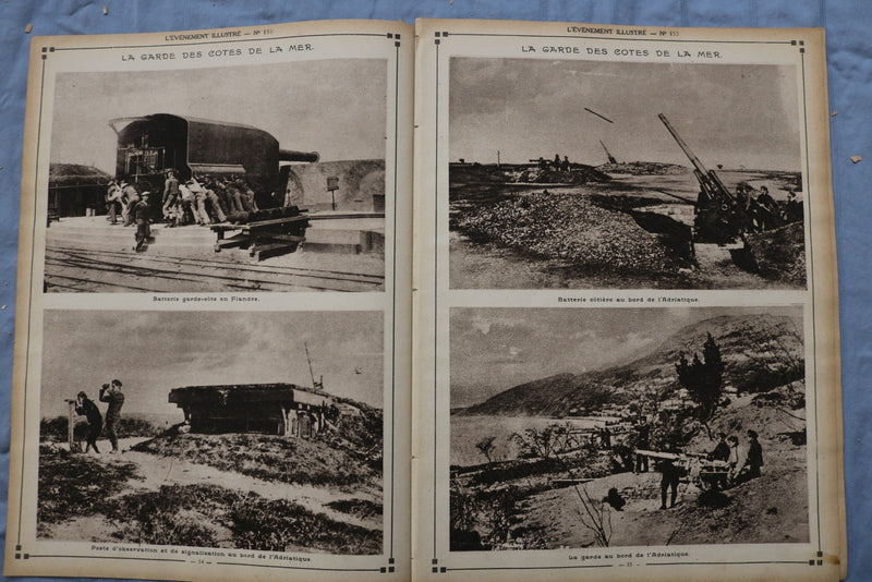 1916-1918 L'EVENEMENT ILLUSTRE MAGAZINE - FRENCH - LOT OF 3 - O 3859