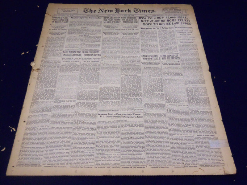 1939 JULY 16 NEW YORK TIMES - FAIR'S EXHIBITORS ASK 50 CENT GATE FEE - NT 1324