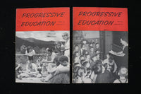 1944-1946 PROGRESSIVE EDUCATION MAGAZINE - LOT OF 11 - O 3800