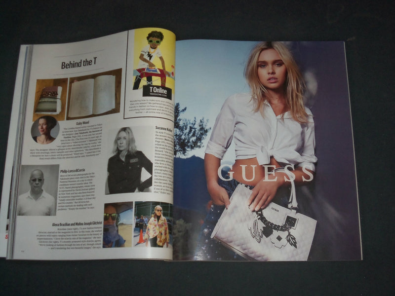 2017 APRIL 20 THE NEW YORK TIMES STYLE MAGAZINE - WOMEN'S FASHION - B 6395