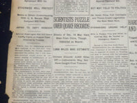1920 DECEMBER 26 NEW YORK TIMES - SCIENTISTS PUZZLE OVER QUAKE RECORDS - NT 8492