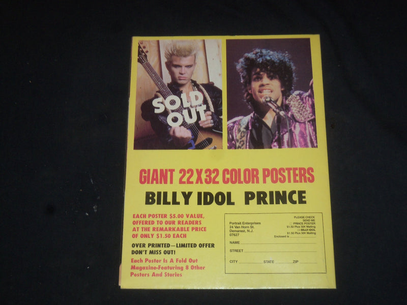 1985 AUTUMN U-2 GIANT ROCK COLOR POSTER - SP 6652