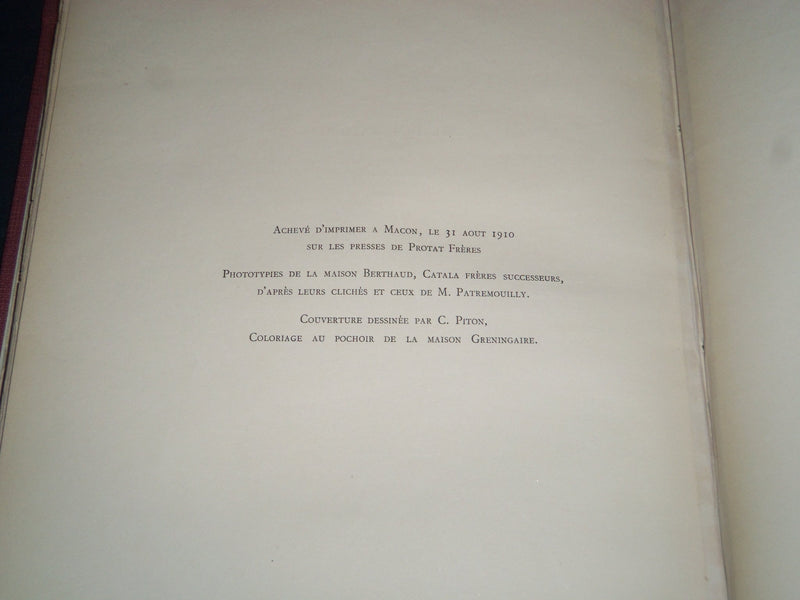 1910 CLUNI ALBUM HISTORIQUE ET ARCHEOLOGIEQUE VOLUME BY FRANCOIS-BRUEL - Z 71