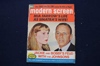 1965 OCT MODERN SCREEN MAGAZINE - FRANK SINATRA & MIA FARROW COVER - E 17432