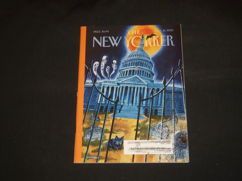2013 OCTOBER 21 THE NEW YORKER MAGAZINE - ILLUSTRATED COVER - NY 2184