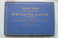 1926 R.W. GRAND LODGE OF PENNSYLVANIA SOUVENIR ALBUM - HARDCOVER BOOK - K 3344