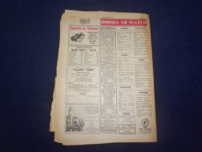 1965 OCTOBER 2 FLASH NEWSPAPER - PROSTIES FEEL PINCH IN VICE SQUEEZE - NP 6948