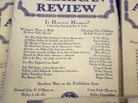 1928 NORTH AMERICAN REVIEW LOT OF 12 COMPLETE YEAR - STORIES/ARTICLES - WR 660