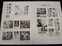 1957 GUILTY PRESS BOOK FRENCH FILM - BARBARA LAAGE & JOHN JUSTIN - J 1860