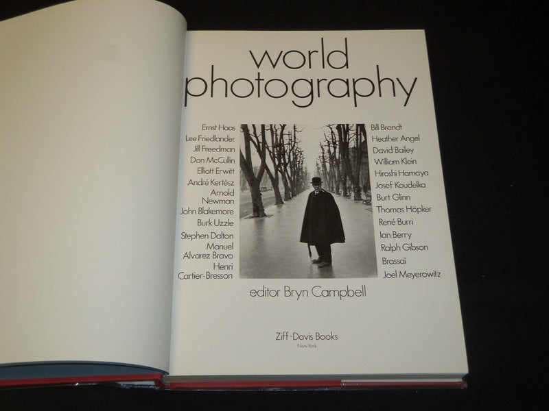 1981 WORLD PHOTOGRAPHY HARDCOVER BOOK BY BRYN CAMPBELL - NICE PHOTOS - I 1741