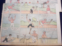 1929-1930 THE DALLAS MORNING NEWS SUNDAY COLOR COMICS - LOT OF 5 - NP 5190