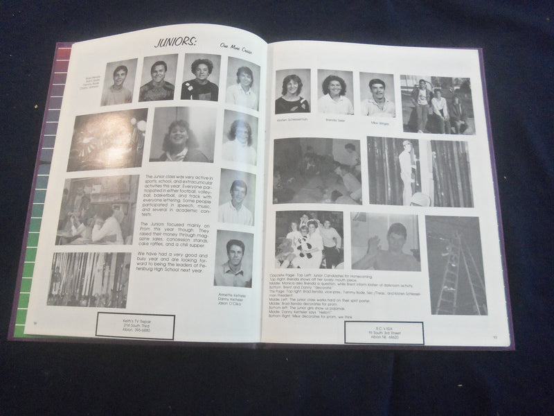 1989 PIRATEER PETERSBURG HIGH SCHOOL YEARBOOK - PETERSBURG, NEBRASKA - YB 2839