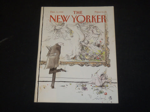 1988 DECEMBER 5 THE NEW YORKER MAGAZINE - ILLUSTRATED COVER - NY 1367