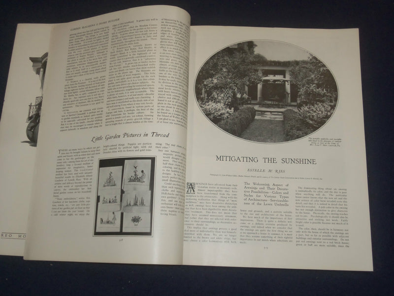 1925 JUNE GARDEN MAGAZINE & HOME BUILDER- AMERICAN HOMES & FURNISHINGS -ST 5347F