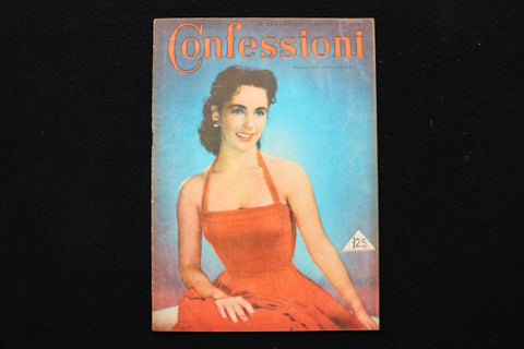 1949 JULY 30 CONFESSIONI MAGAZINE - ELIZABETH TAYLOR COVER - E 26066