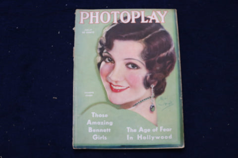 1931 JULY PHOTOPLAY MAGAZINE - CLAUDETTE COLBERT COVER - E 17865