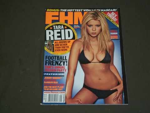 2003 SEPTEMBER FHM MAGAZINE (FOR HIM) - TARA REID COVER - B 3544