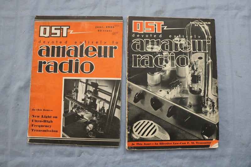 1934-1951 QST AMATEUR RADIO MAGAZINE - LOT OF 18 - O 3912