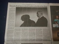 2021 JUNE 3 NEW YORK TIMES - NETANYAHU RIVALS ARE ON THE VERGE OF REPLACING HIM