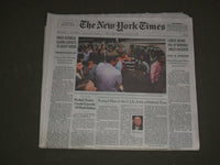 2017 AUGUST 8 NEW YORK TIMES - CLIMATE REPORT FULL OF WARNINGS AWAITS TRUMP