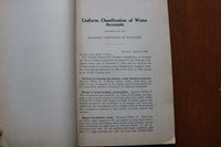 1911 UNIFORM CLASSIFICATION OF ACCOUNTS - WATER UTILITIES - WISCONSIN - K 3248