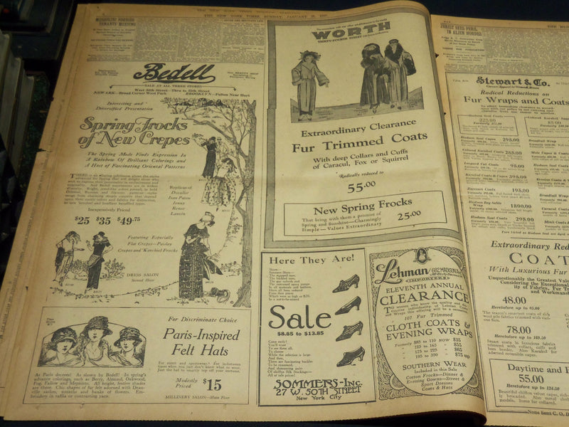 1923 JANUARY 21 NEW YORK TIMES - BAMBERGER GIVES $500,000 TO NEWARK - NT 7906