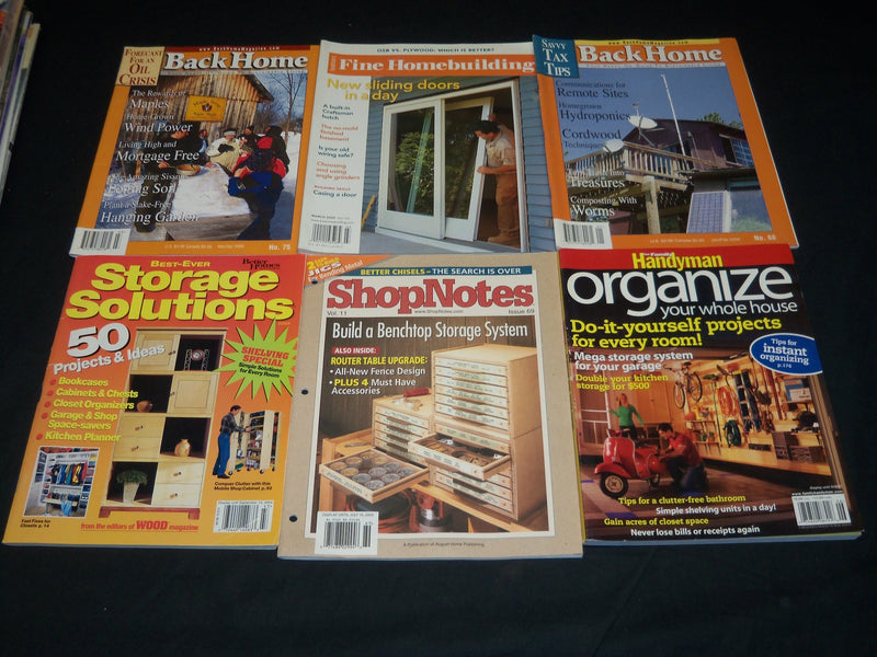 1996-2007 HOME & BUILDING MAGAZINE LOT OF 34 - GREAT COVERS - O 2133B