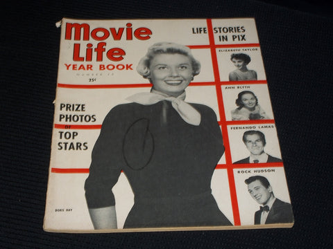 1952 #15 MOVIE LIFE YEARBOOK MAGAZINE - DORIS DAY FRONT COVER - E 1337