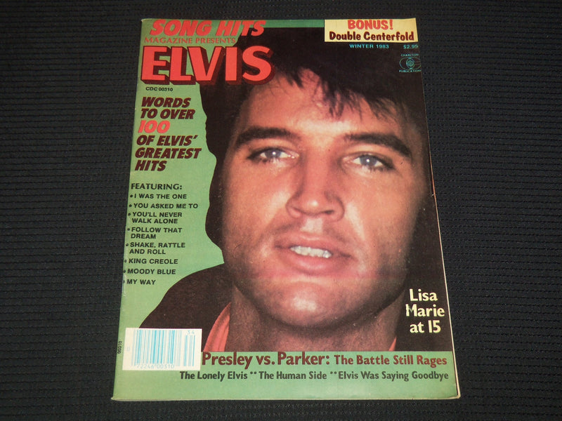 1983 WINTER SONG HITS PRESENTS - ELVIS MAGAZINE - ELVIS PRESLEY COVER - E 15460