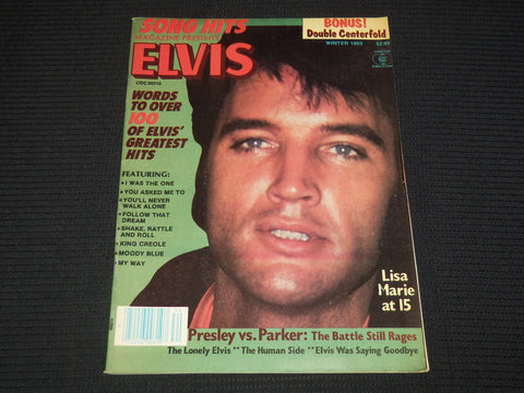 1983 WINTER SONG HITS PRESENTS - ELVIS MAGAZINE - ELVIS PRESLEY COVER - E 15460