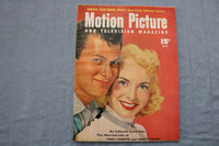 1954 APRIL MOTION PICTURE MAGAZINE - TONY CURTIS & JANET LEIGH COVER - ST 1002Y