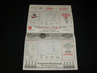 1974-1977 TEXAS RANGERS SCORECARD LOT OF 4 & TICKET STUB - O 3027B