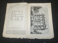 1865 SEPTEMBER 23 THE BUILDER ARCHITECT MAGAZINE - ILLUSTRATIONS - ST 416F