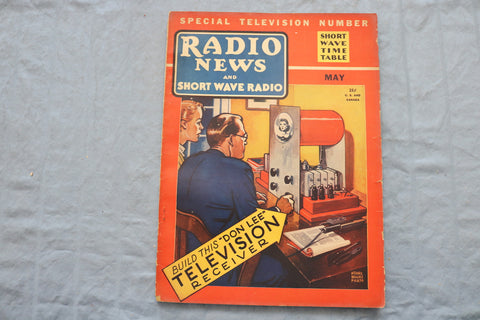 1937 MAY RADIO NEWS AND THE SHORT-WAVE MAGAZINE - ST 1006T